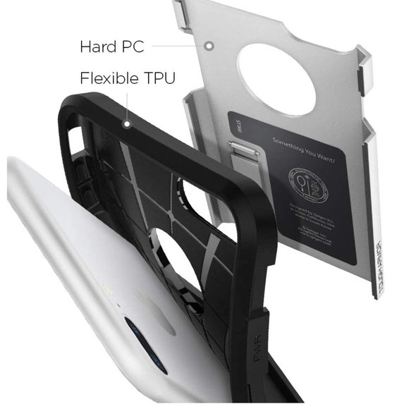 SPIGEN TOUGH ARMOR iPHONE 8 AND 7S PLUS CASE IN SATIN SILVER - Picture 14 of 14